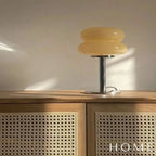 Luminária de Mesa Moderna em Vidro e Inox Crystaline - homedecor