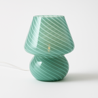 Luminária Awe | Abajur de Vidro Gota com Espiral