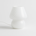 Luminária Awe | Abajur de Vidro Gota com Espiral