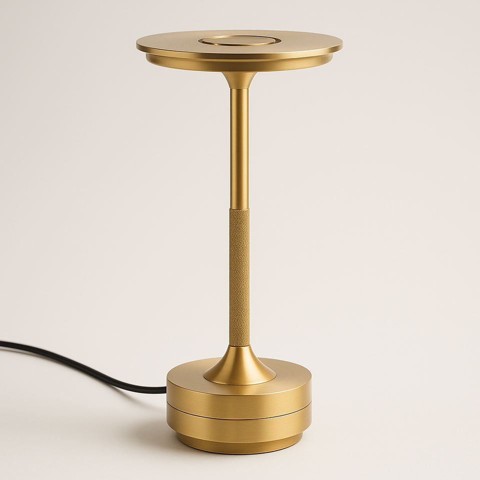 Abajur LED Bawe Recarregável | Sem Fio e Dimerizável