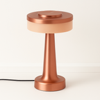 Abajur Moderno Minimalista Cônico | LED Integrado e Design de Luxo