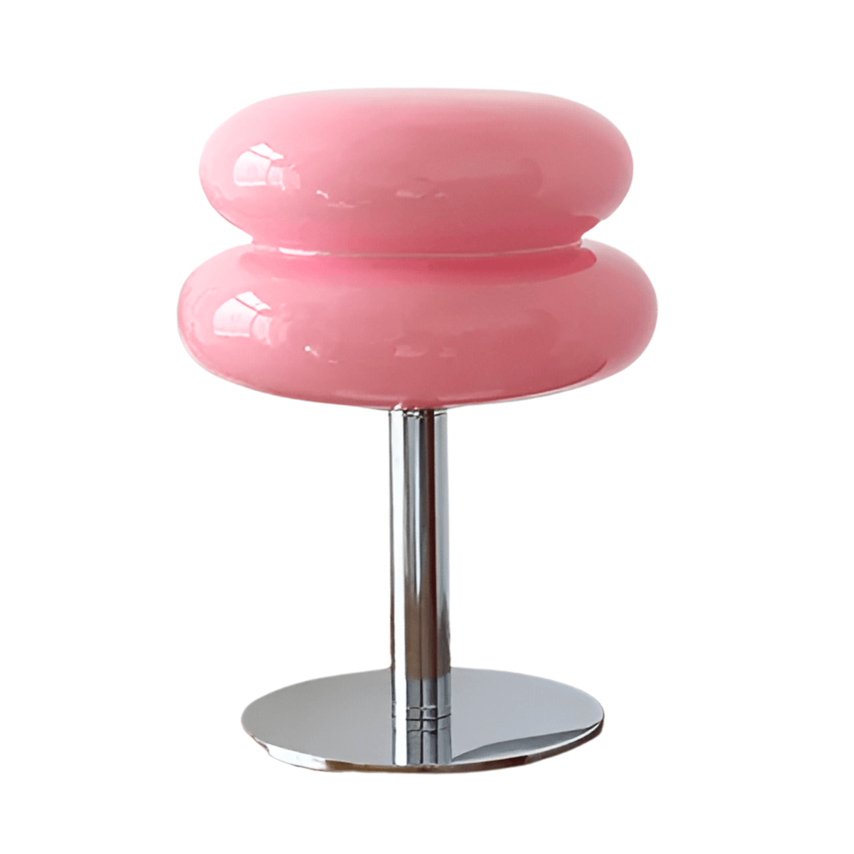 Luminária de Mesa Moderna em Vidro e Inox Crystaline - homedecor
