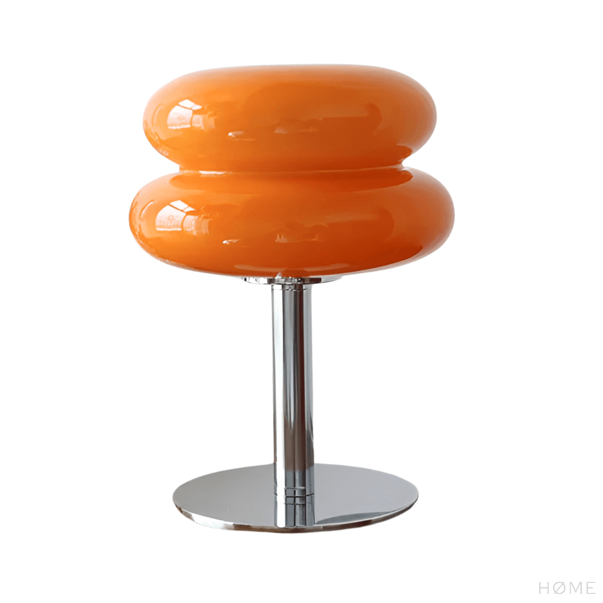 Luminária de Mesa Moderna em Vidro e Inox Crystaline - homedecor