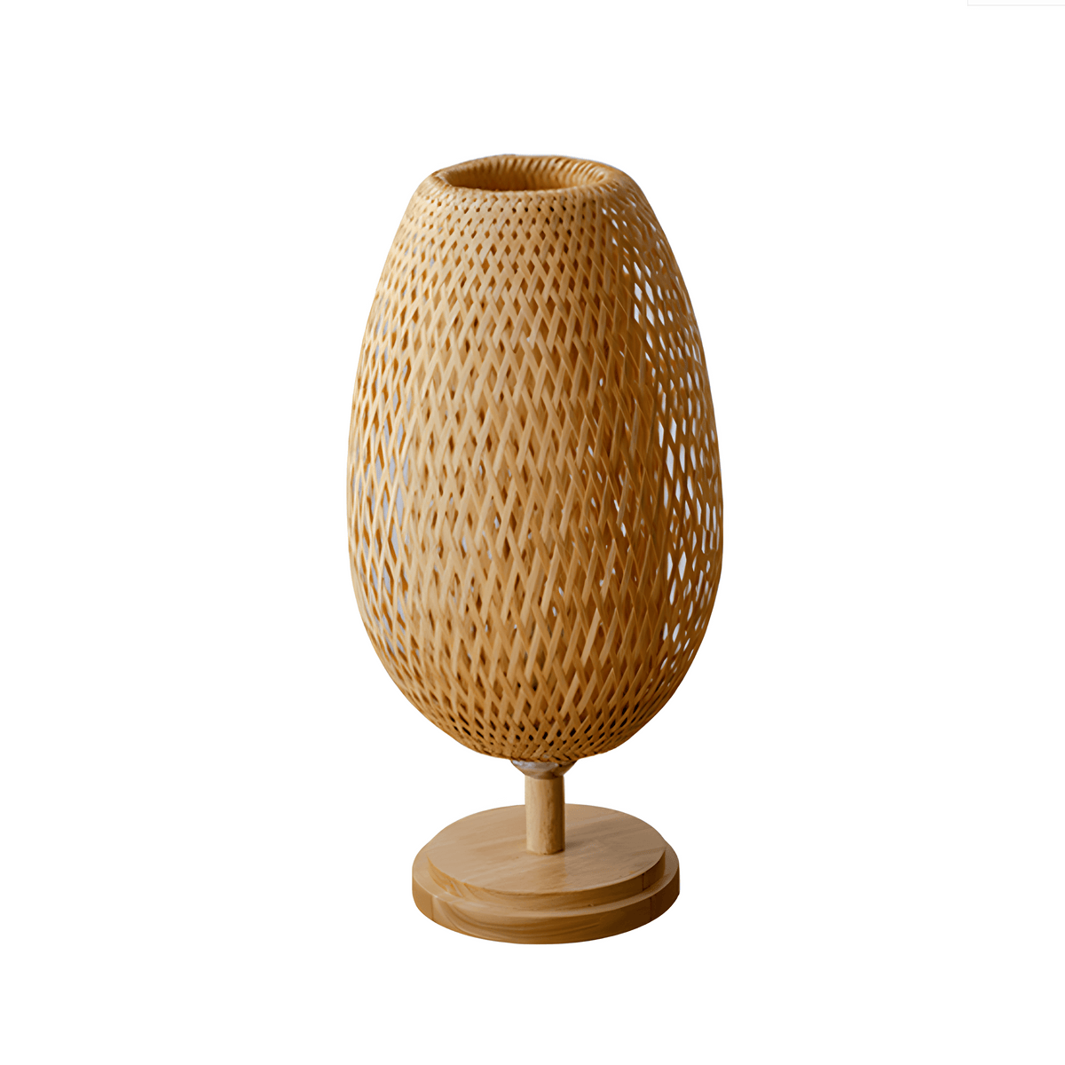 Luminária de Mesa em Rattan