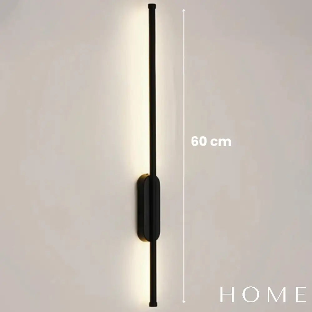 Luminária De Parede Interna Estilo Nórdico 11W Preto / Quente (2700-3500K) Iluminação