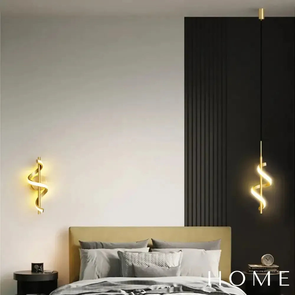 Luminária de Teto Espiral Pendente Aura Spiral - homedecor