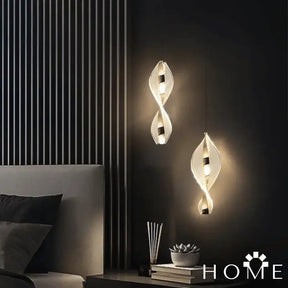 Luminária De Teto Pendente Duplo Espiral Living Dourado Iluminação