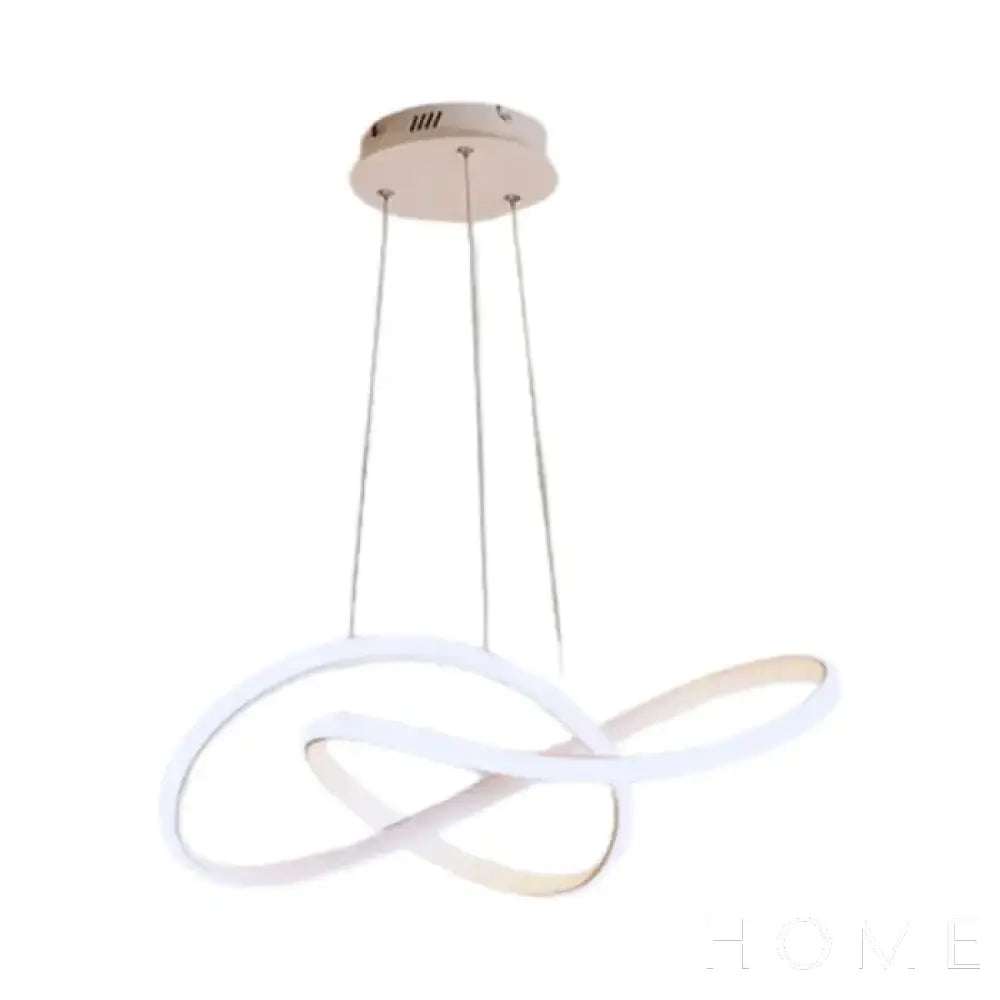 Luminária De Teto Pendente Infinito Branco / 28Cm Iluminação