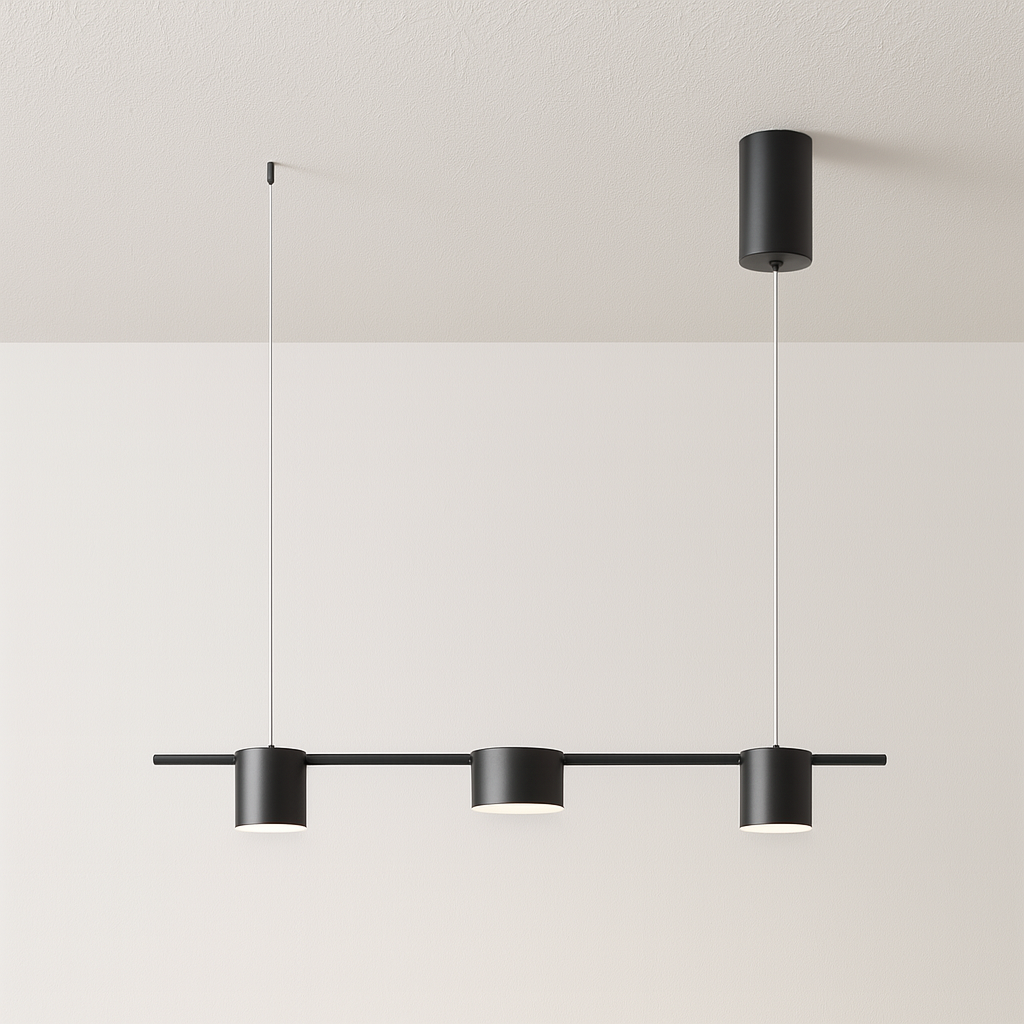 Pendente LED Linear Tube | Iluminação para Mesa de Jantar e Ilha