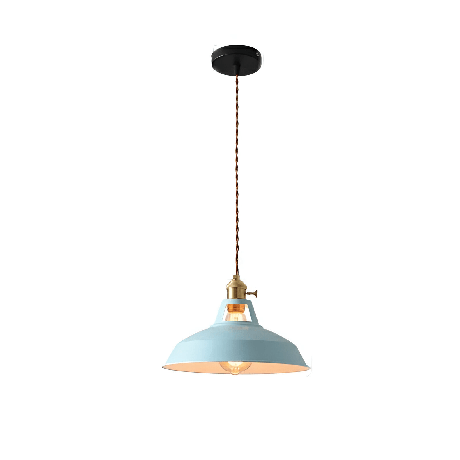 Luminária Pendente Industrial Vintage Retrô Colors Bivolt