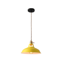 Luminária Pendente Industrial Vintage Retrô Colors Bivolt
