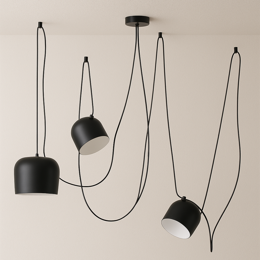 Pendente Aim Fantasy | 1 a 6 Spots Direcionáveis e Cabos 4m