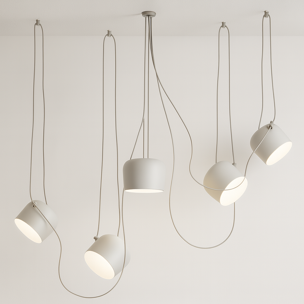 Pendente Aim Fantasy | 1 a 6 Spots Direcionáveis e Cabos 4m