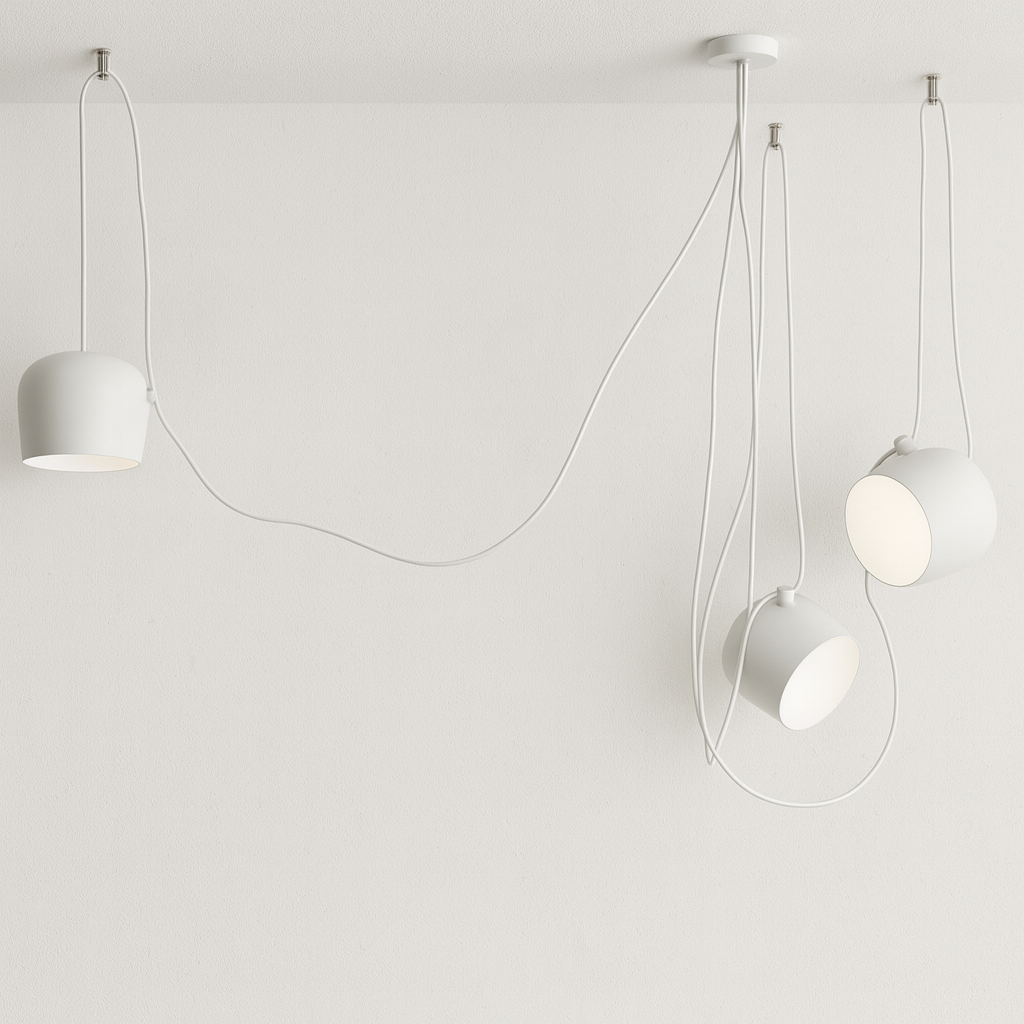 Pendente Aim Fantasy | 1 a 6 Spots Direcionáveis e Cabos 4m