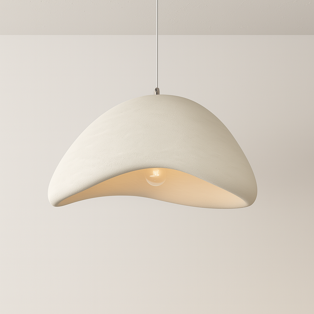 Pendente Iris Branco | Design Orgânico Escandinavo