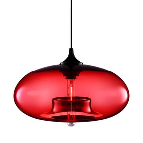 Luminária Pendente Moderna Minimalista Metal Vidro Scoop
