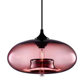 Luminária Pendente Moderna Minimalista Metal Vidro Scoop