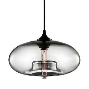Luminária Pendente Moderna Minimalista Metal Vidro Scoop
