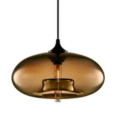 Luminária Pendente Moderna Minimalista Metal Vidro Scoop