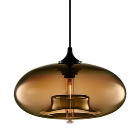 Luminária Pendente Moderna Minimalista Metal Vidro Scoop