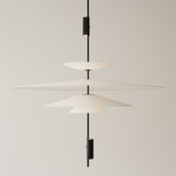 Pendente LED Flamingo Cascata | 4 Camadas Acrílico 68cm