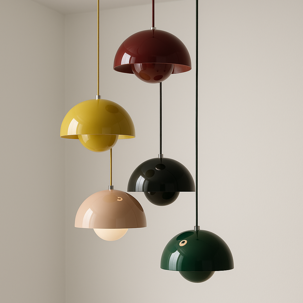 Pendente LED Moon | Metal Premium Design Espelhado 23cm