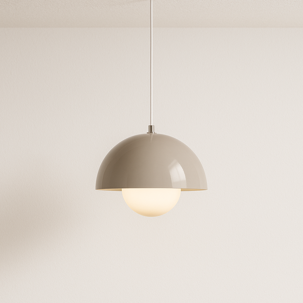 Pendente LED Moon | Metal Premium Design Espelhado 23cm