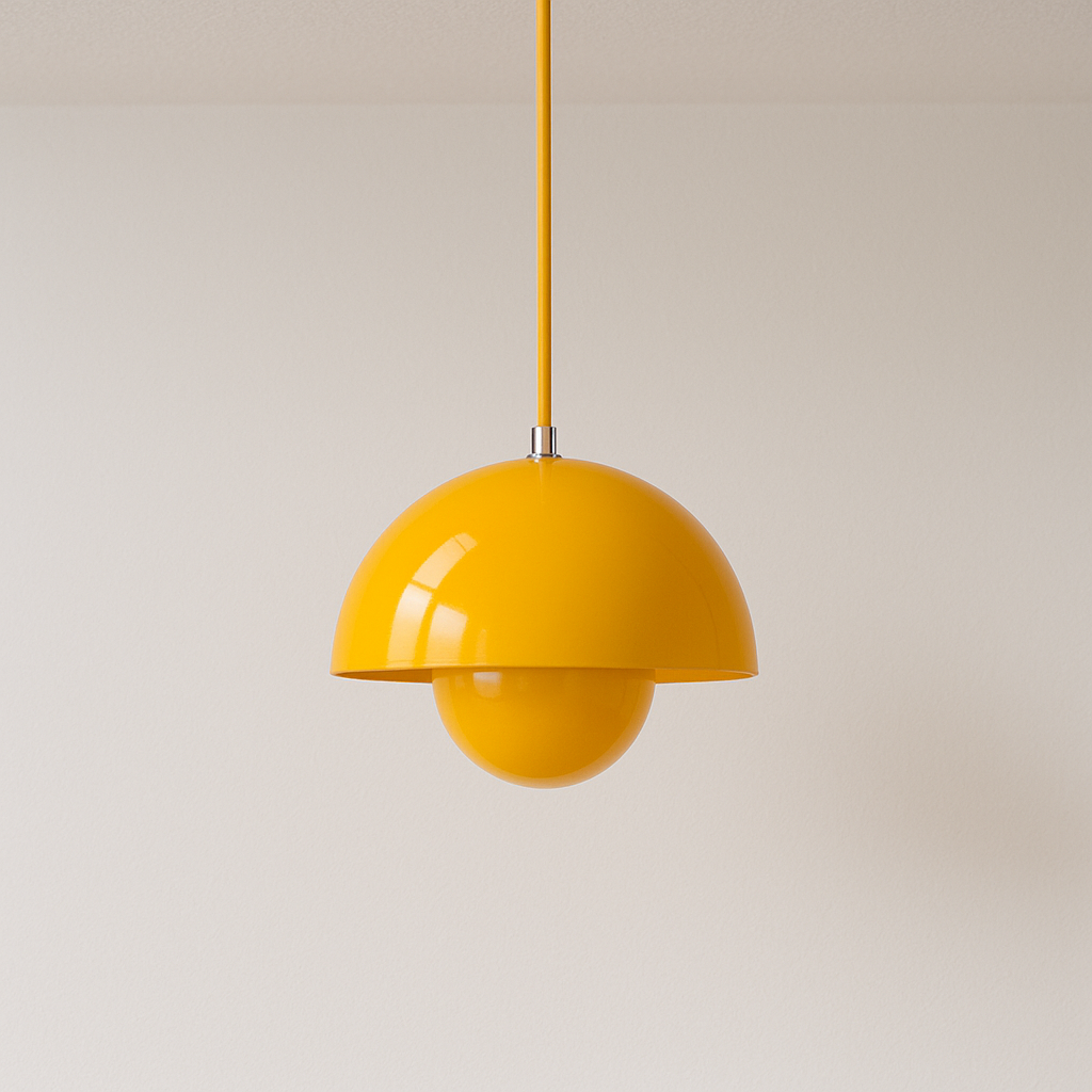 Pendente LED Moon | Metal Premium Design Espelhado 23cm