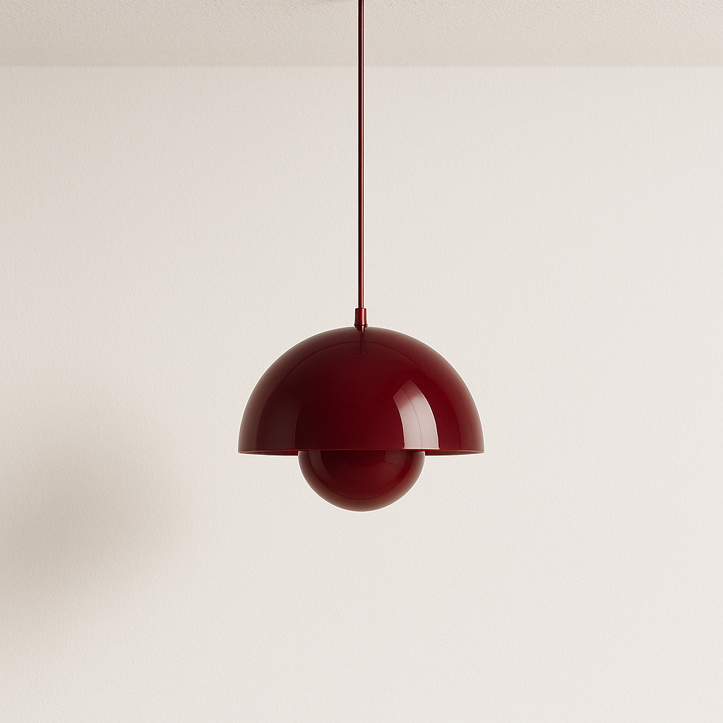 Pendente LED Moon | Metal Premium Design Espelhado 23cm