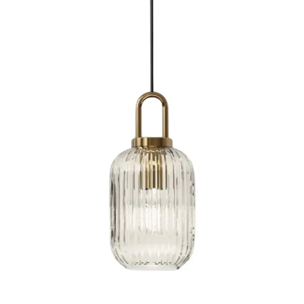 Luminária Pendente Moderno Vidro LED Stripes - homedecor