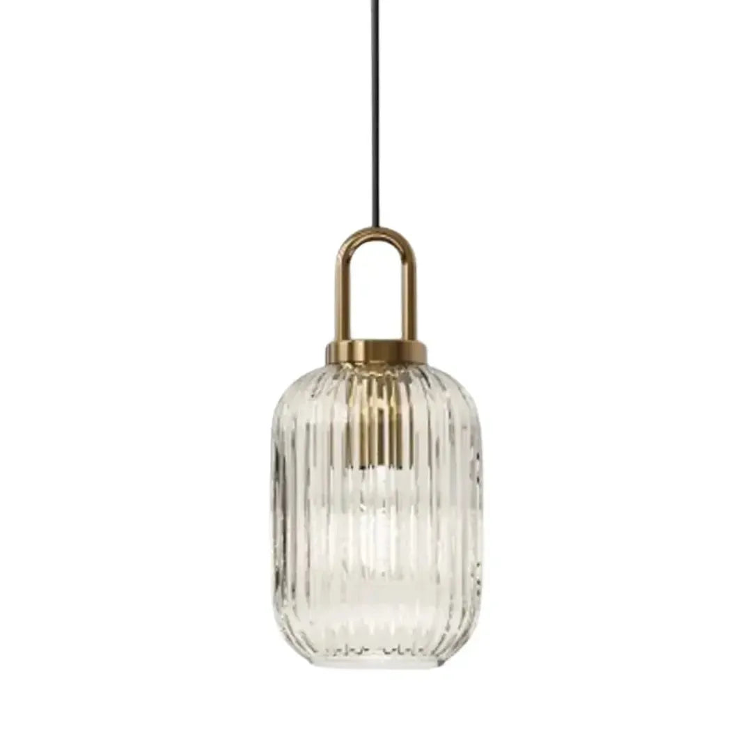 Luminária Pendente Moderno Vidro LED Stripes - homedecor