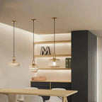 Luminária Pendente Moderno Vidro LED Stripes - homedecor