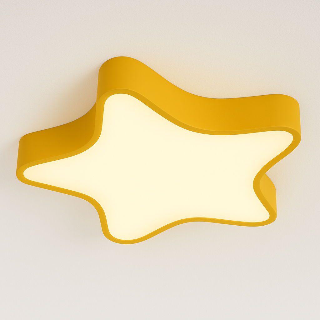 Plafon LED Estrela Staryu | Design Infantil e Moderno