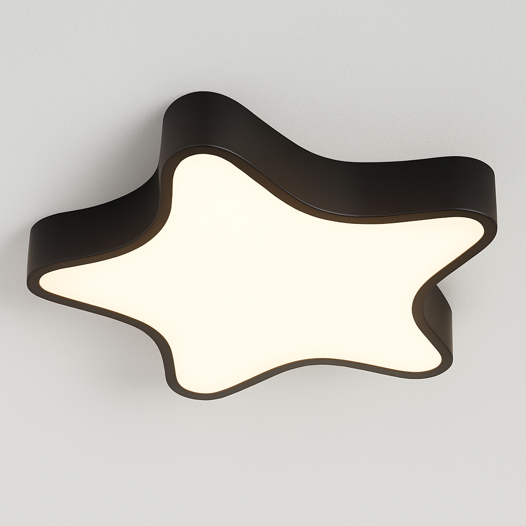 Plafon LED Estrela Staryu | Design Infantil e Moderno