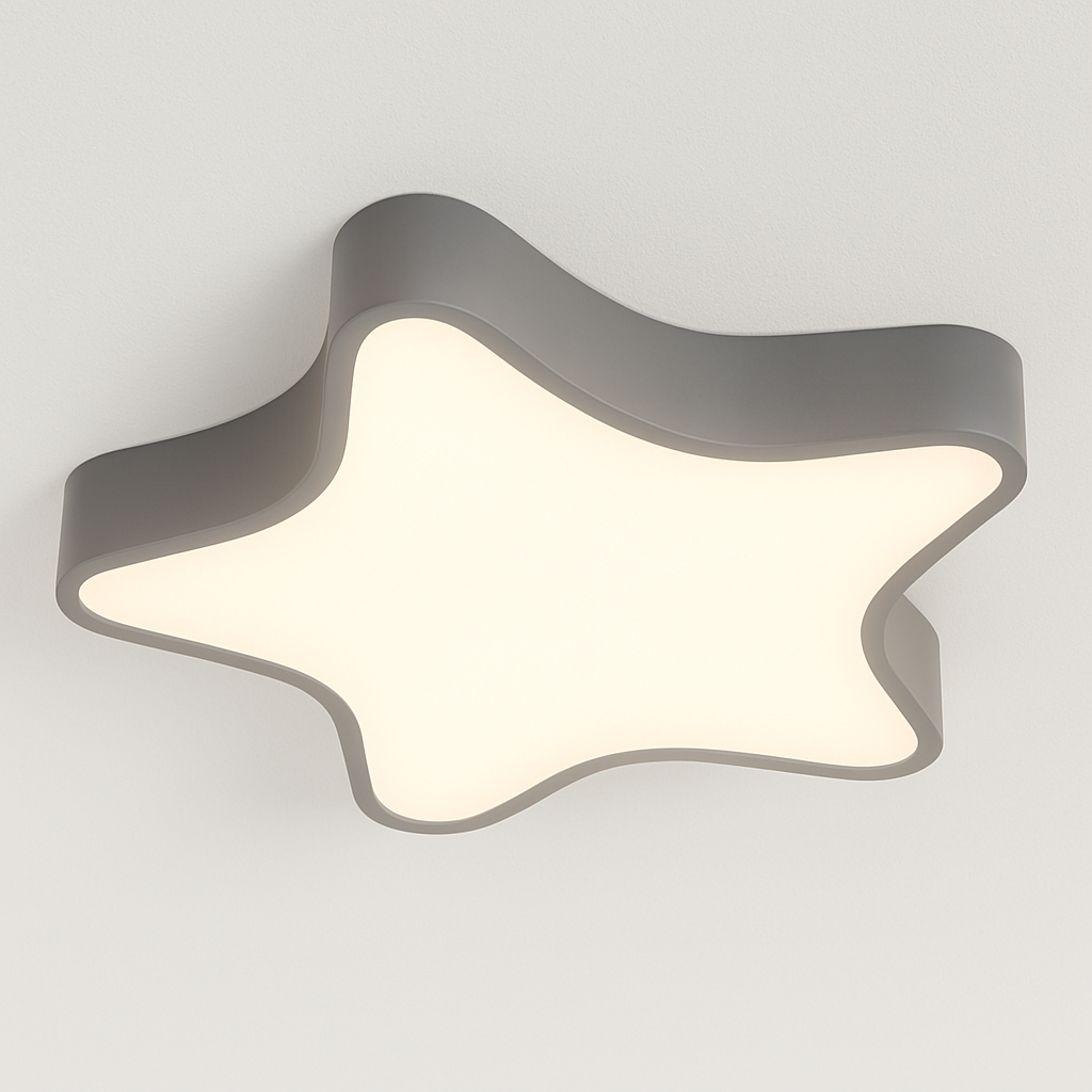 Plafon LED Estrela Staryu | Design Infantil e Moderno