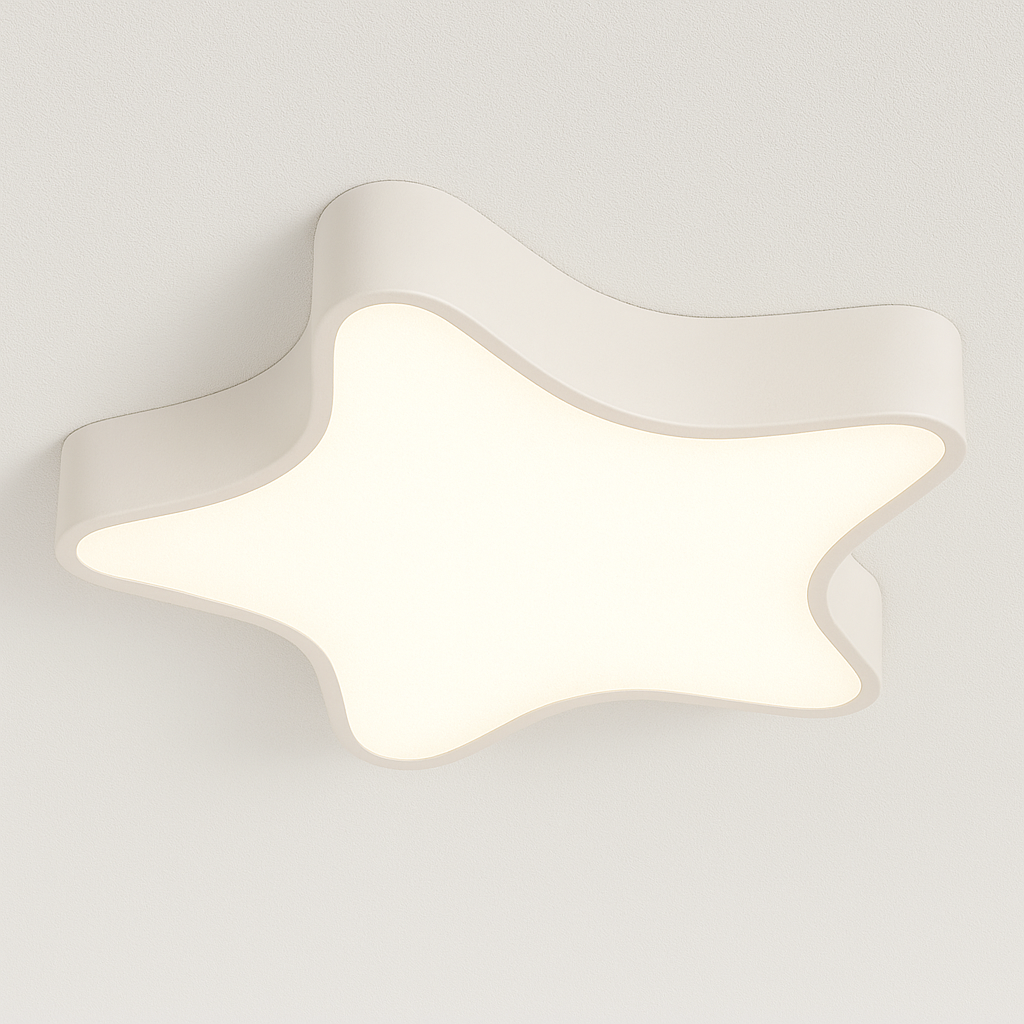 Plafon LED Estrela Staryu | Design Infantil e Moderno