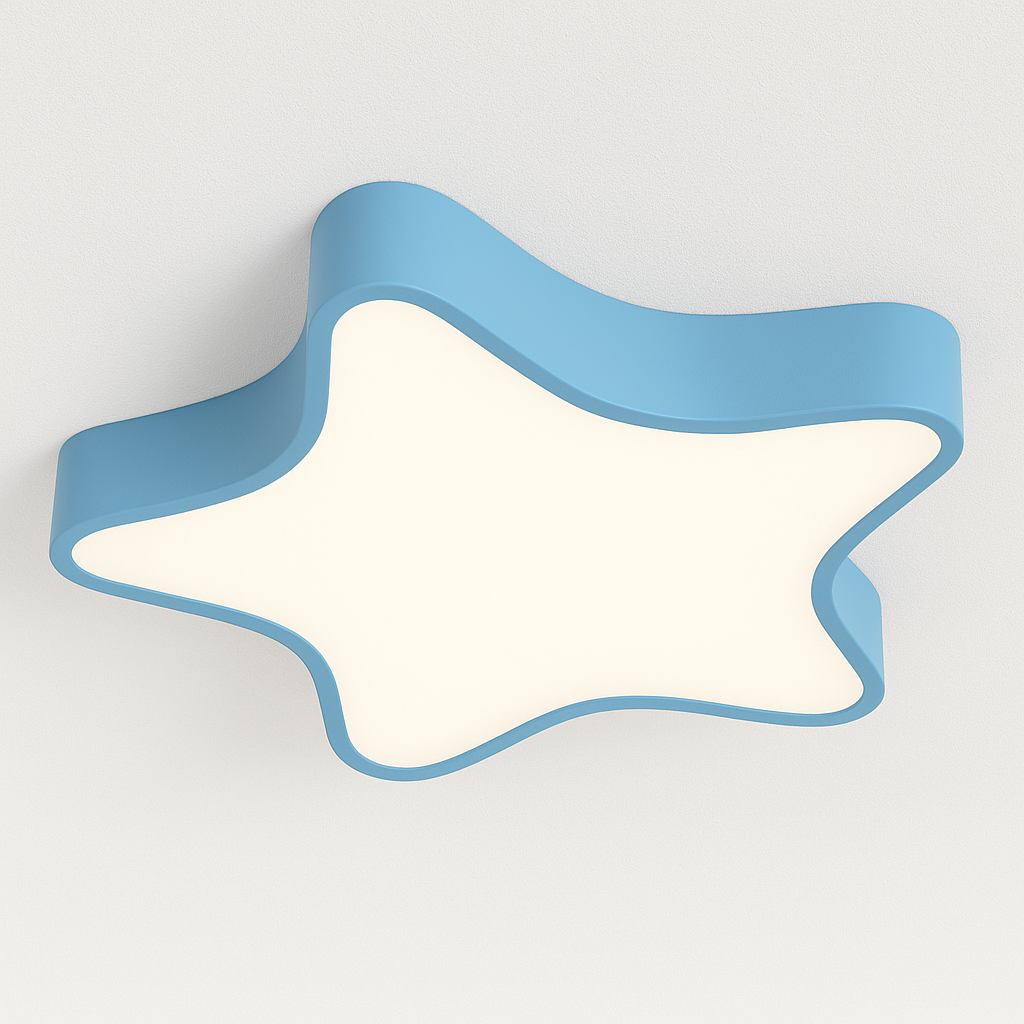 Plafon LED Estrela Staryu | Design Infantil e Moderno