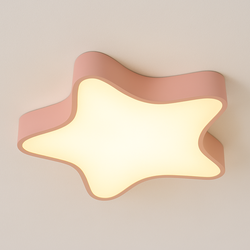 Plafon LED Estrela Staryu | Design Infantil e Moderno