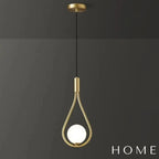 Pendente Gota Elegance Gold Dourado - homedecor