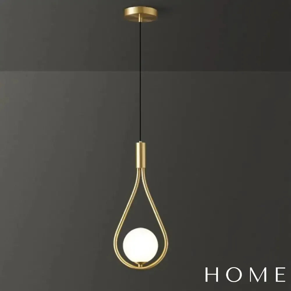 Pendente Gota Elegance Gold Dourado - homedecor
