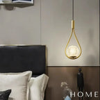 Pendente Gota Elegance Gold Dourado - homedecor