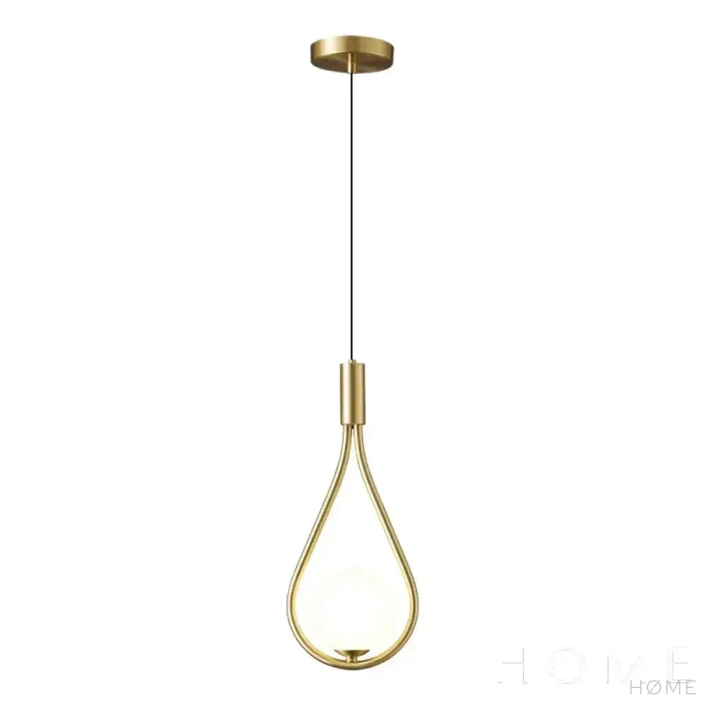 Pendente Gota Elegance Gold Dourado - homedecor