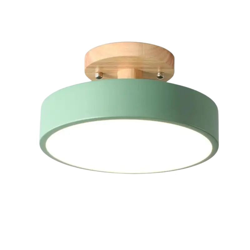 Plafon de Teto LED Redondo Estilo Nórdico 13W Bivolt Skandi Circle