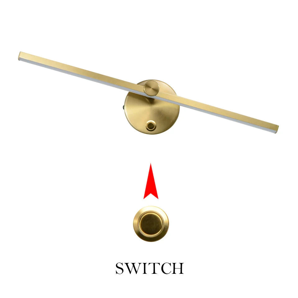 Luminária de Banheiro com Interruptor LED Direcional 8W